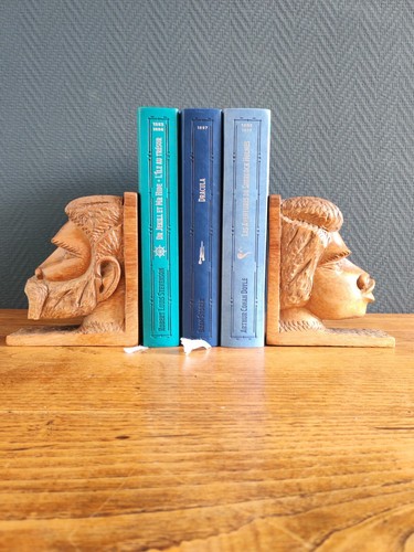 Paire serre livres anciens - de, serre-livres
